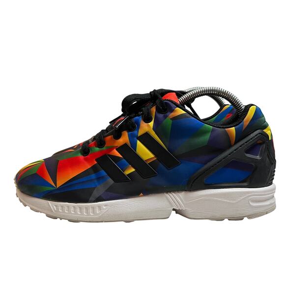 Adidas Mens ZX Flux Torsion Macro Prism Geometric Sneakers Size 8 Multicolor main image 11